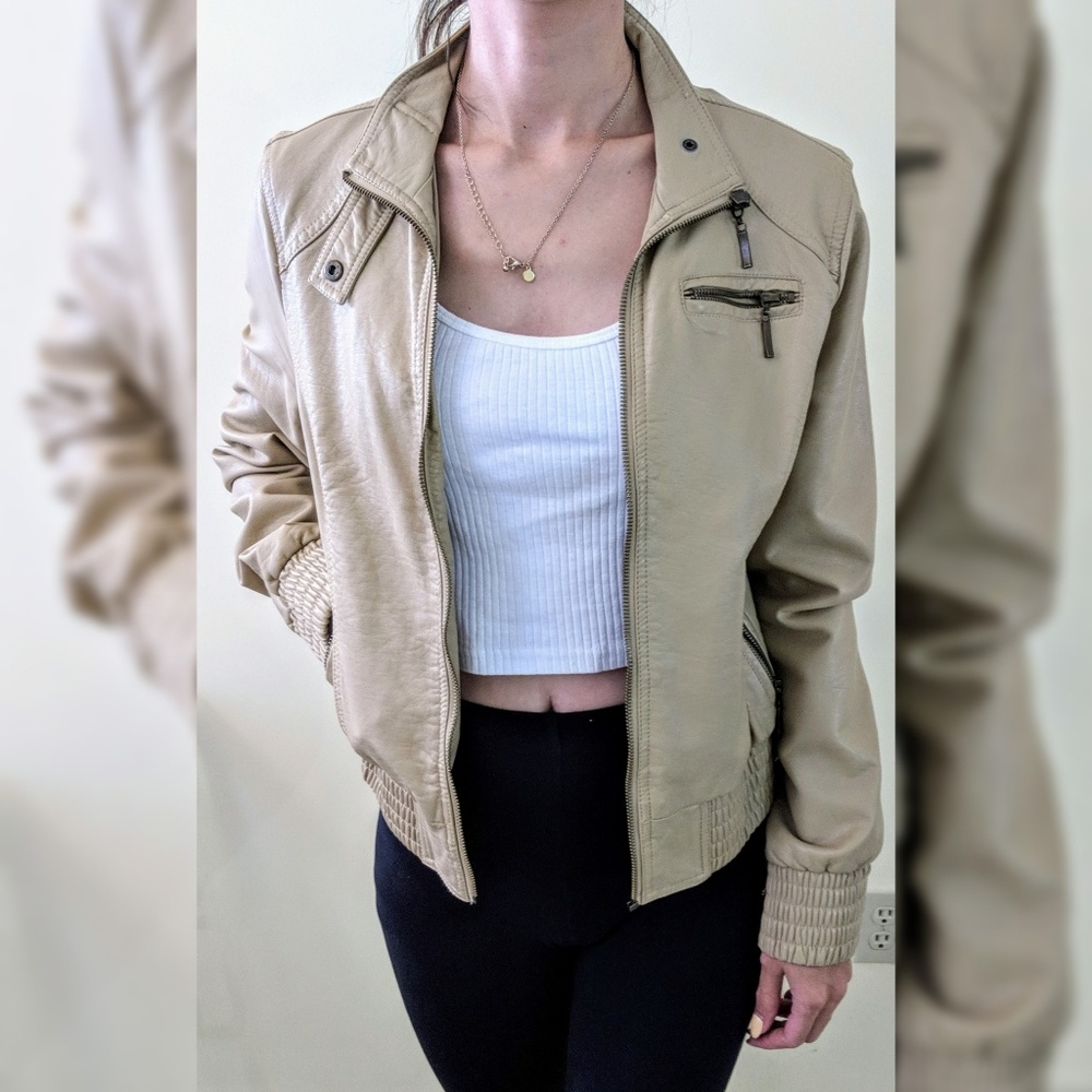 Forever 21 plather jacket